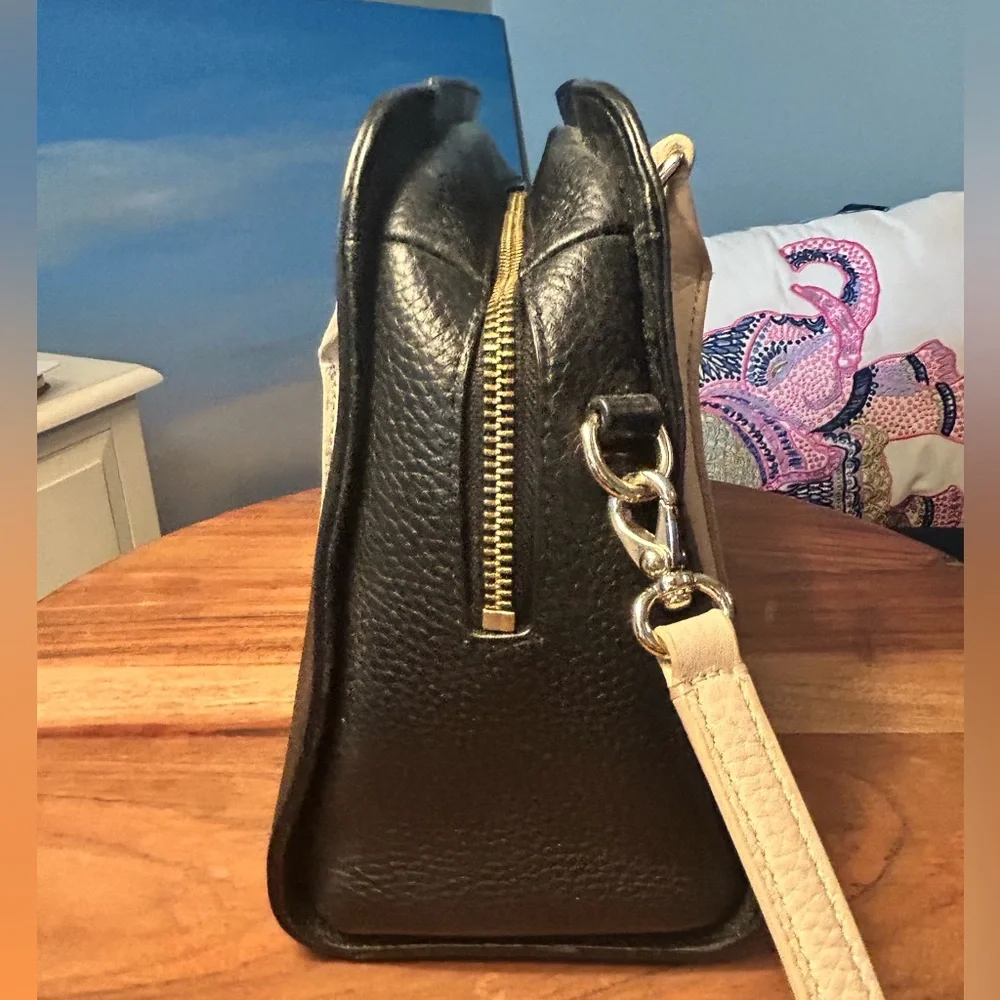 Kate Spade Black and Cream Satchel